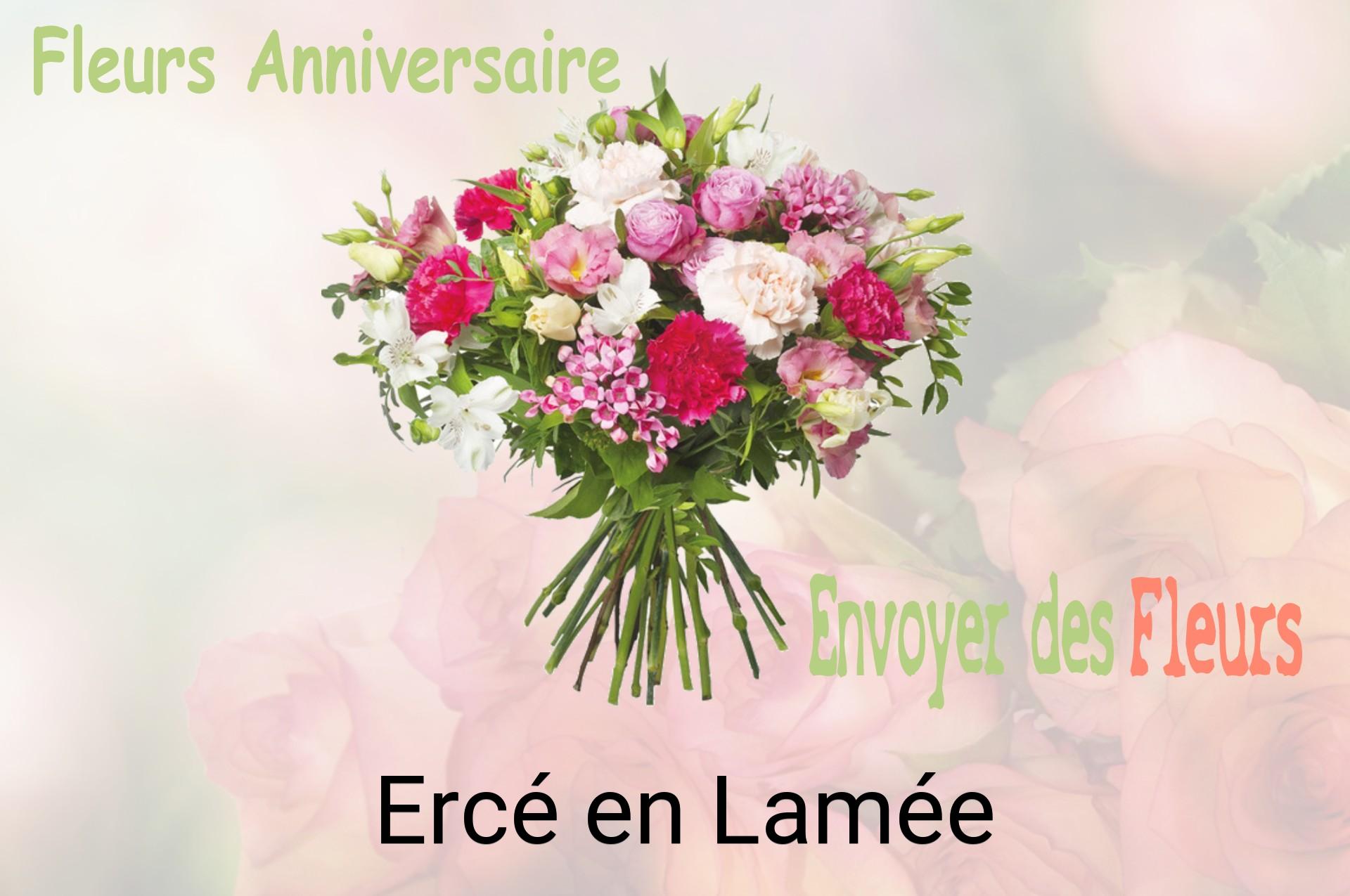 Bouquet de fleurs d’anniversaire livré à Ercé-en-Lamée